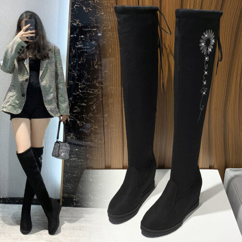 Skinny fit over the knee boots online