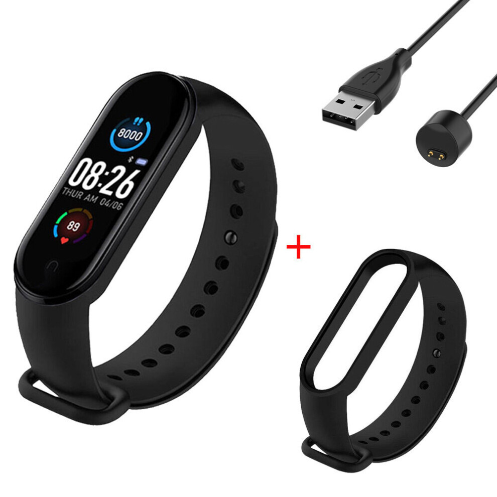 Smart Bracelet For Men Music Control Heart Rate Sleep Monitoring Date Display Alarm Clock Reminder Fitness Tracker Smartwatch Brown 885661835662