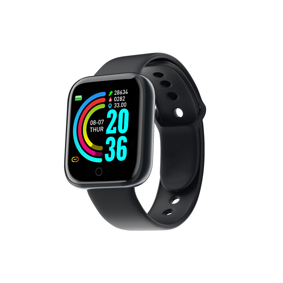 Y68 Sports Smart Watch Calorie Sleep Monitor Activity Tracker With Alarm Clock Reminder Waterproof Wristband For Android Ios Brown 885661834498