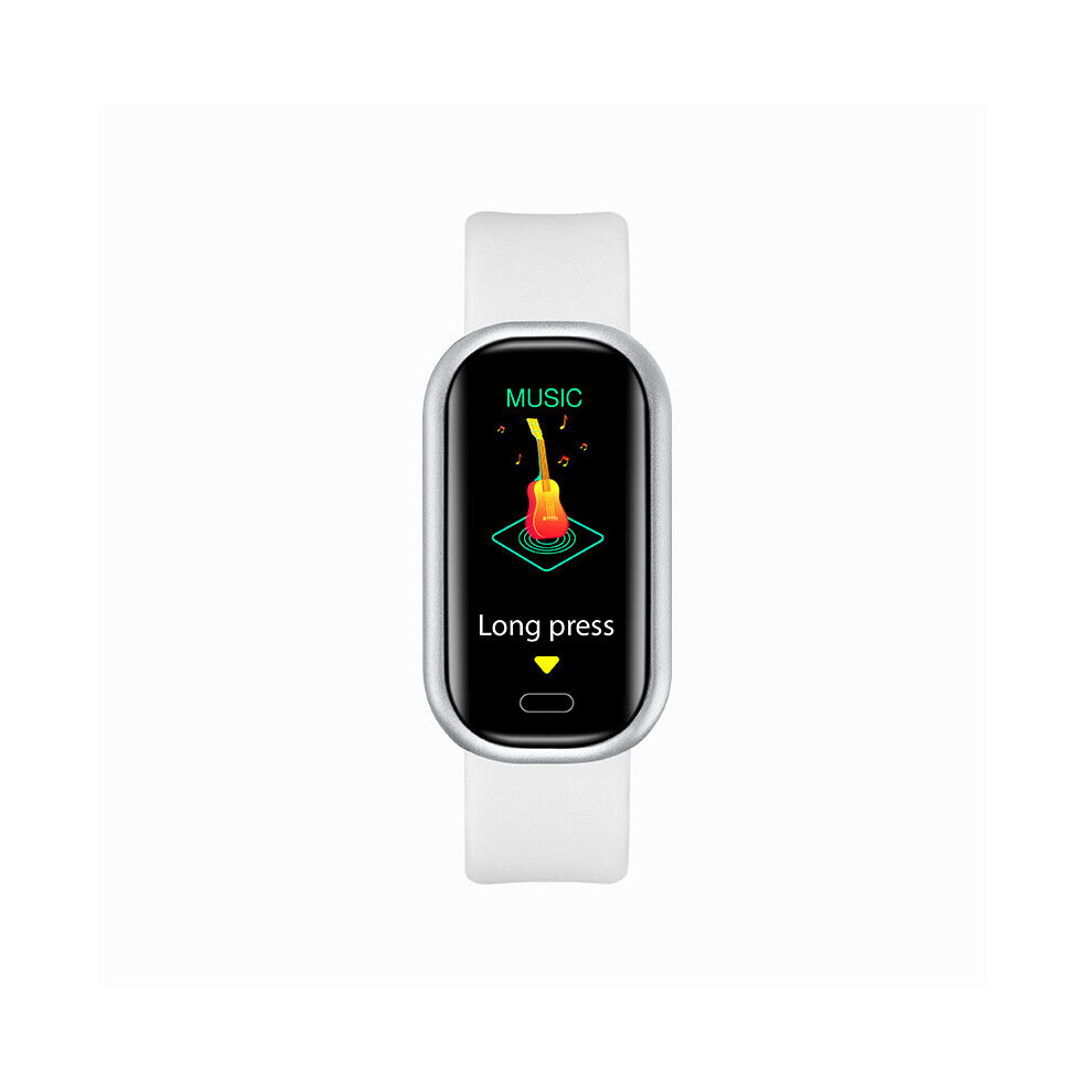 Smart Bracelet With Bluetooth Call Information Reminder Heart Rate Blood Pressure Sleep Monitor Sports Step Counting Smart Watch Brown 885661834573