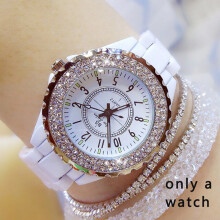 Diamond Watches Woman Famous Ceramic Watch Women Strap Women's Wristwatch Rhinestone Women Wrist Watches