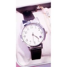 Kids Love Digital Dial Children Set Watch Leather Strap Quartz Watches Kid Girls Clock Children's Watch