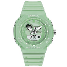 Women Watches Sport Waterproof Watch Kids Dual Time Display Digital Stop watch Alarm Clock 8037 Sports Bracelet Girls Watches