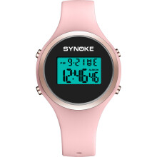Waterproof Womens Watch Candy Silicone Comfortable Sport Digital Student Ins Style Shock Resistant Girl Watch