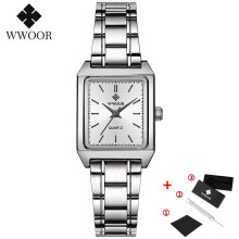 Montre Femme Womens Watches Rectangle Small Watch Woman Quartz Dress Ladies Bracelet Wrist Watch