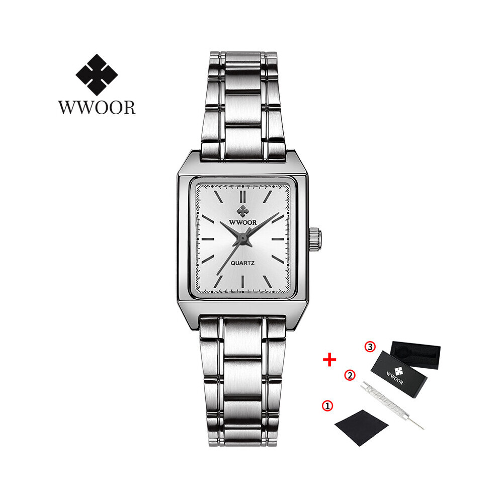 Montre Femme Womens Watches Rectangle Small Watch Woman Quartz Dress Ladies Bracelet Wrist Watch