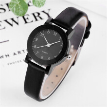 Women Leather College Style Case Fine Strap Band Quartz Analog 20mm Silicone Watch Bands for Men