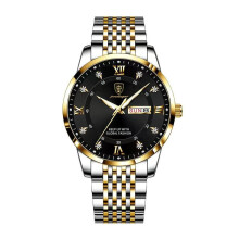 Men Watch Business Clock with Date Week Men's Sport Watches Waterproof Luminous Mens Quartz Wristwatch