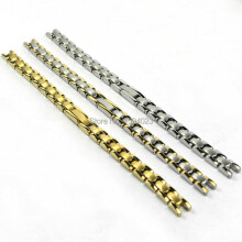 8mm T003209 Watchband Watch Parts Female strip Solid Golden Between Silver Stainless steel bracelet strap