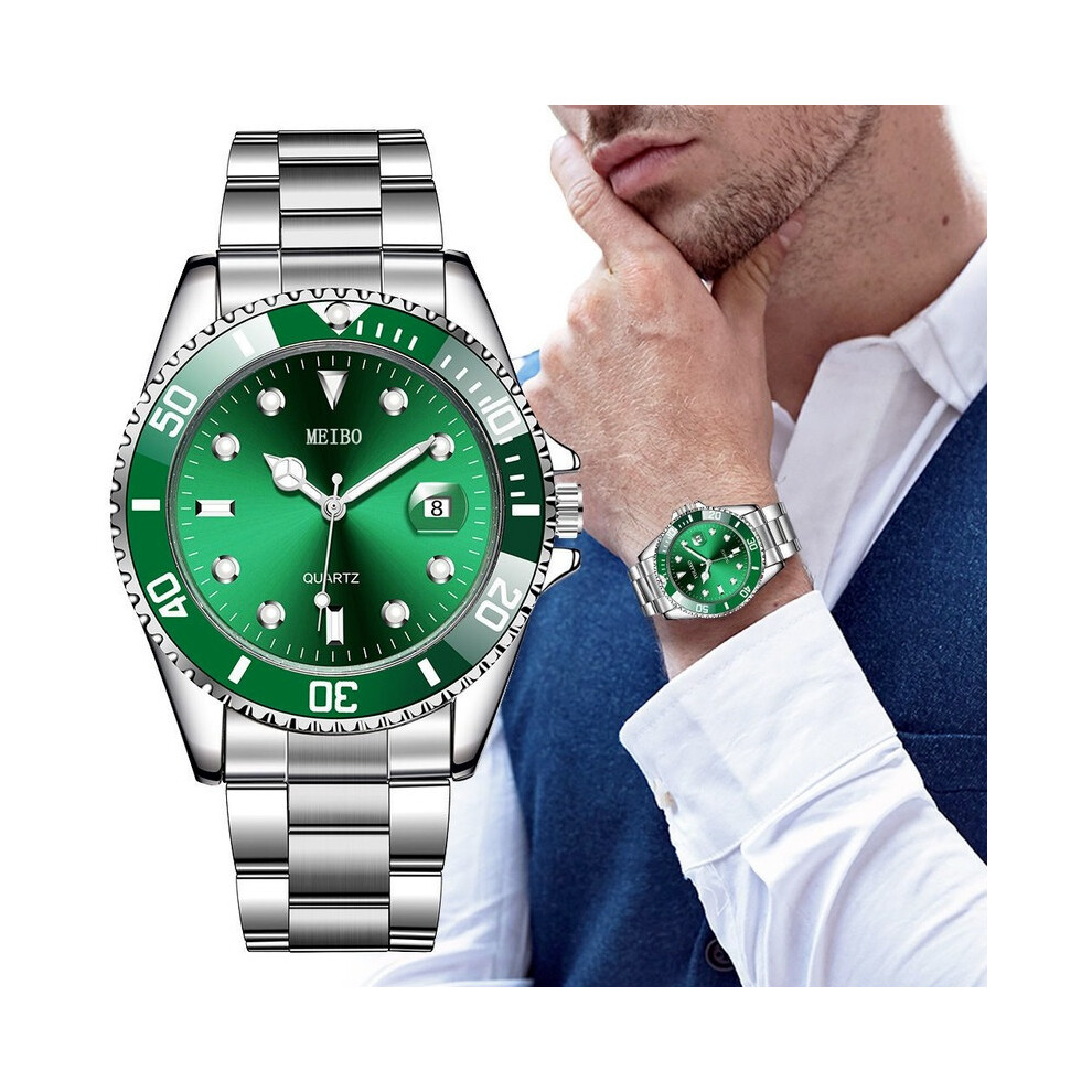 Calendar Unisex Waterproof Quartz Watch for Men Women Stainless Steel Dress Watches Outdoor Sports Wrist Watch Clock-image-OPC-PBT8SBF-NEW