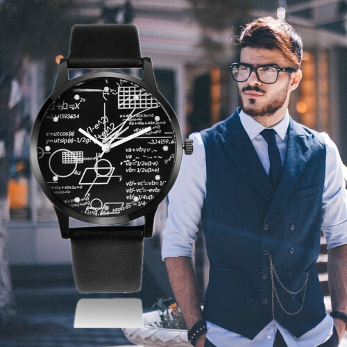 Relogio Masculino Miler Men Watches Geometric Mathematics Pattern ...