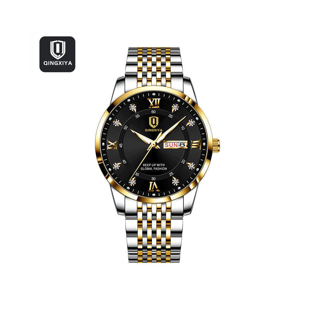 Quartz Mens Watches Top Stainless Steel Watch Men Luminous Waterproof Date Wristwatch Relogio Masculino-image-OPC-PBT8ZJZ-NEW