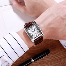 Men Watch Big Square Business Waterproof Quartz Leather Wrist Watch Men Clock Male Relogio Masculino Hodinky Erkek Kol Saati