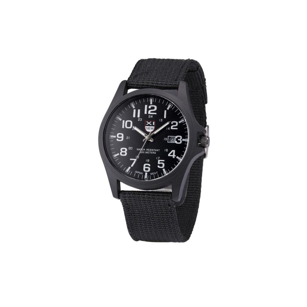 Outdoor Mens Date Stainless Steel Military Sports Analog Quartz Army Wrist Watch Date Stainless Steel Military Analog Watch Multicoloured