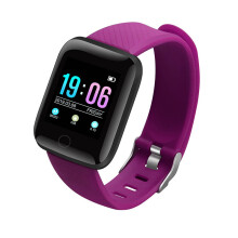 116PLUS Sport Smart Watches Clock Woman Smart Watch Bluetooth Blood Pressure Measurement Heart Rate Monitor Wristwatch Bracelet
