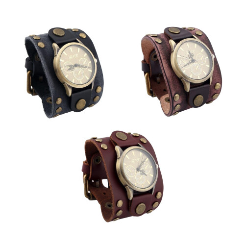 PU Leather Pointer Watch Bracelets Precise Valentine'S Gift Professional Lightweight Strap Length Style 1