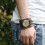 PU Leather Pointer Watch Bracelets Precise Valentine'S Gift Professional Lightweight Strap Length Style 4