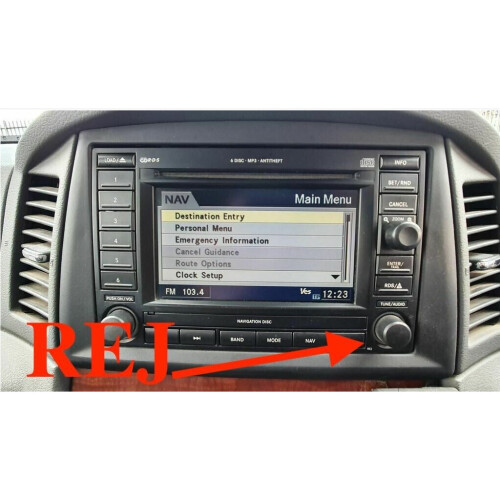 Navigation Sat Nav Map DVD update 2012 - for :  CHRYSLER / JEEP REJ 1