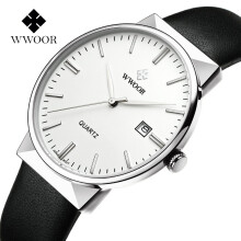 Watch Men Classic Casual Leather Wrist Watch For Men Waterproof Quartz Date Clock Men Clearance