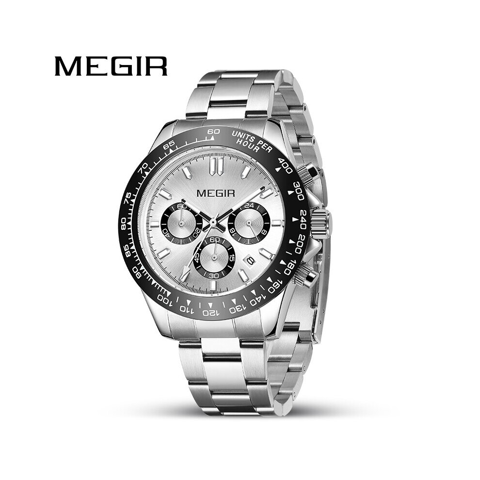 Analogue Business Quartz Watch Men Stainless Steel Chronograph Wrist Watch Clock Relogio Masculino Male-image-OPC-PBT9FF2-NEW