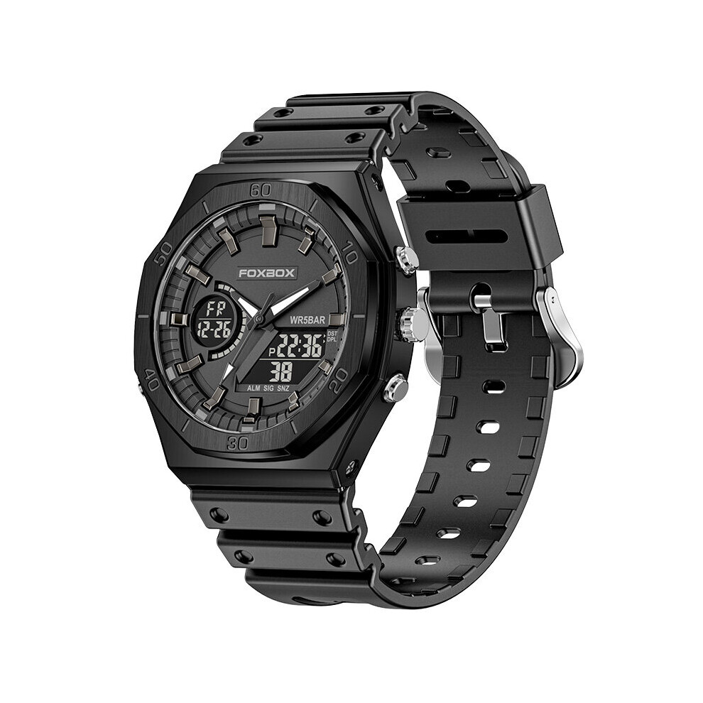 Mens Watches Waterproof Double Display Wristwatch LED Alarm Clock Watch for Men Sport Watch Men relogios masculino-image-OPC-PBT9K27-NEW