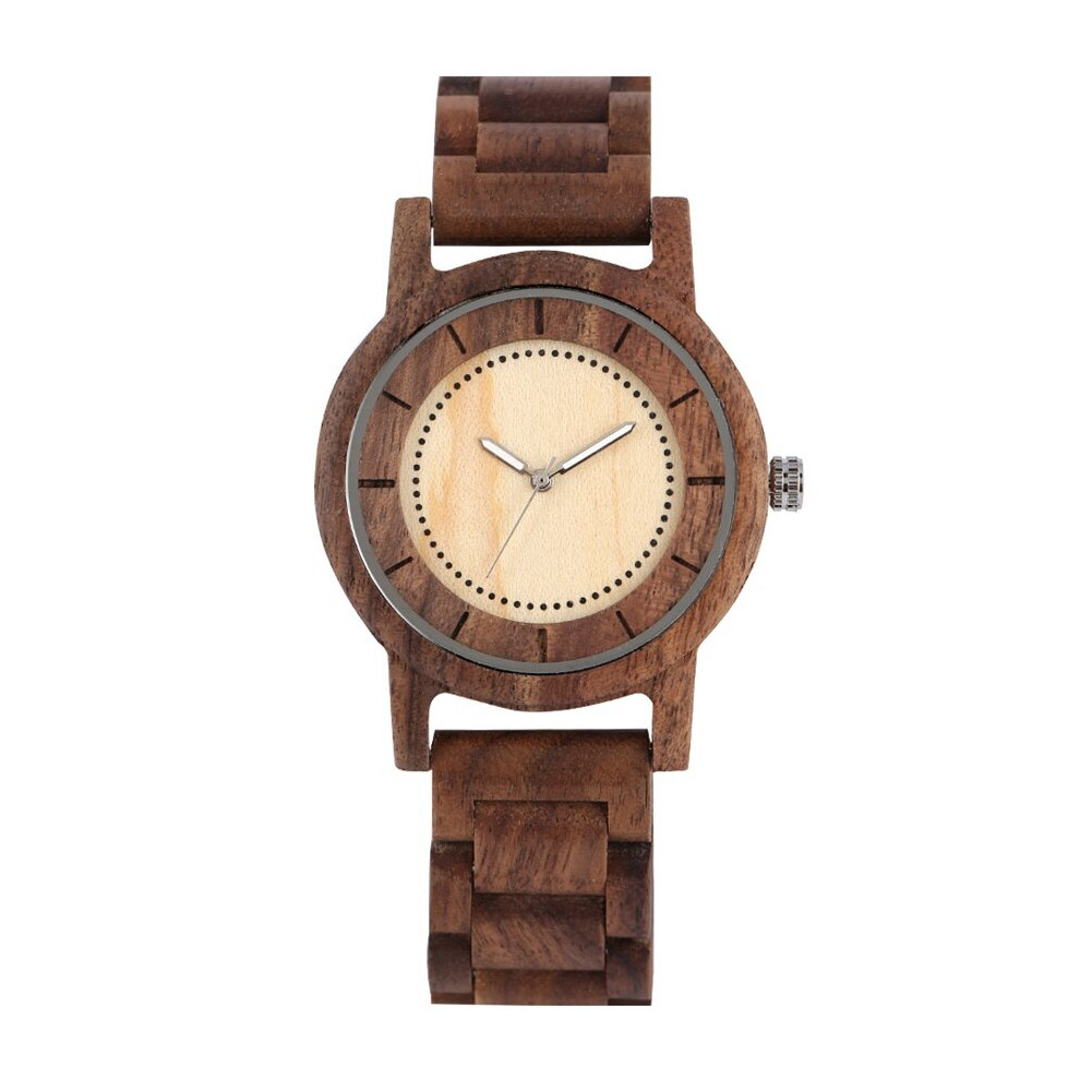 Wood Watch Men's Quartz Wristwatches Man Minimalist Natutal Bamboo Wooden Band Bracelet Male Husband Gift Wrist Watches-image-OPC-PBT9KKS-NEW