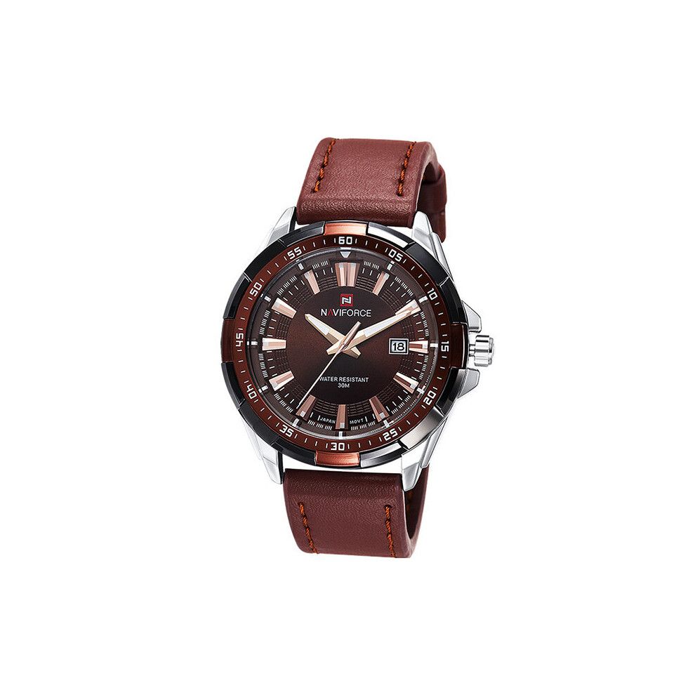 Military Sport Watches Mens Waterproof Date Display Wrist Watch Leather Strap Clock Bracelet Relogio Masculino-image-OPC-PBT9KM5-NEW