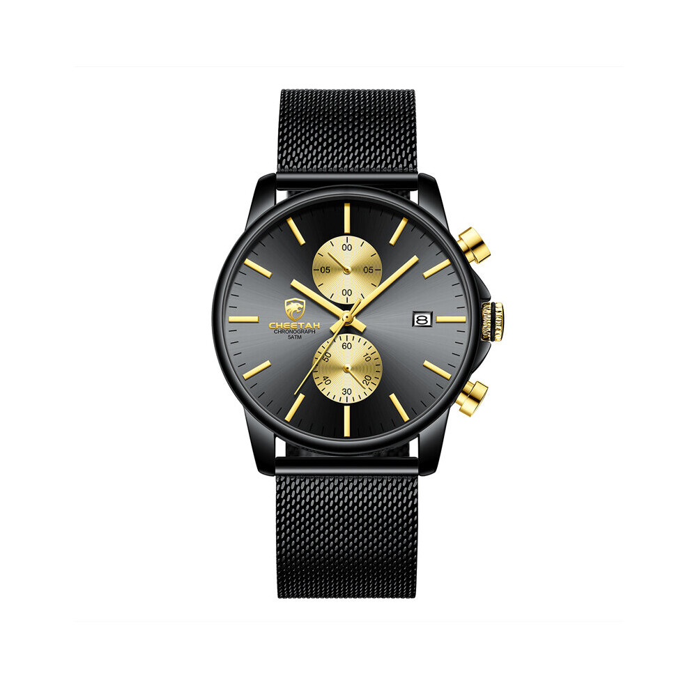 Top Men Business Watches Chronograph Waterproof Quartz Analog Wristwatch Full Steel Male Clock Relogio Masculino-image-OPC-PBT9MJ9-NEW