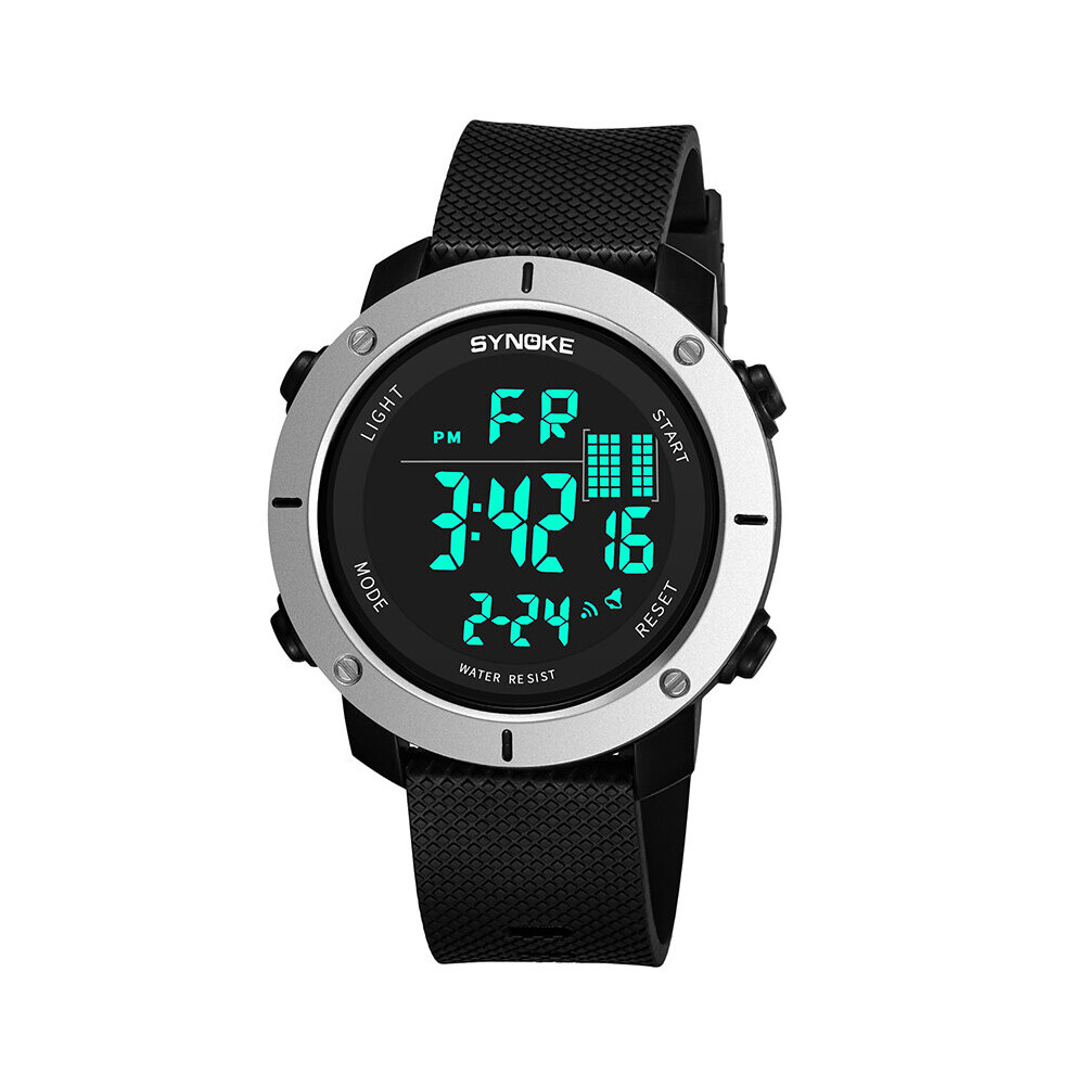 Army Green Men Sport Watch Big Dial High Waterproof Swim Digital Wristwatches For Men Military Clock