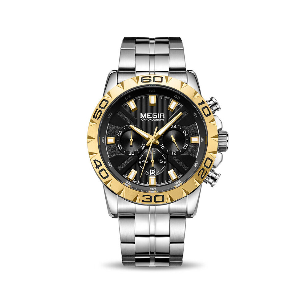 Mens Watches with Stainless Steel Top Sports Chronograph Quartz Watch Men Relogio Masculino-image-OPC-PBT9M8W-NEW