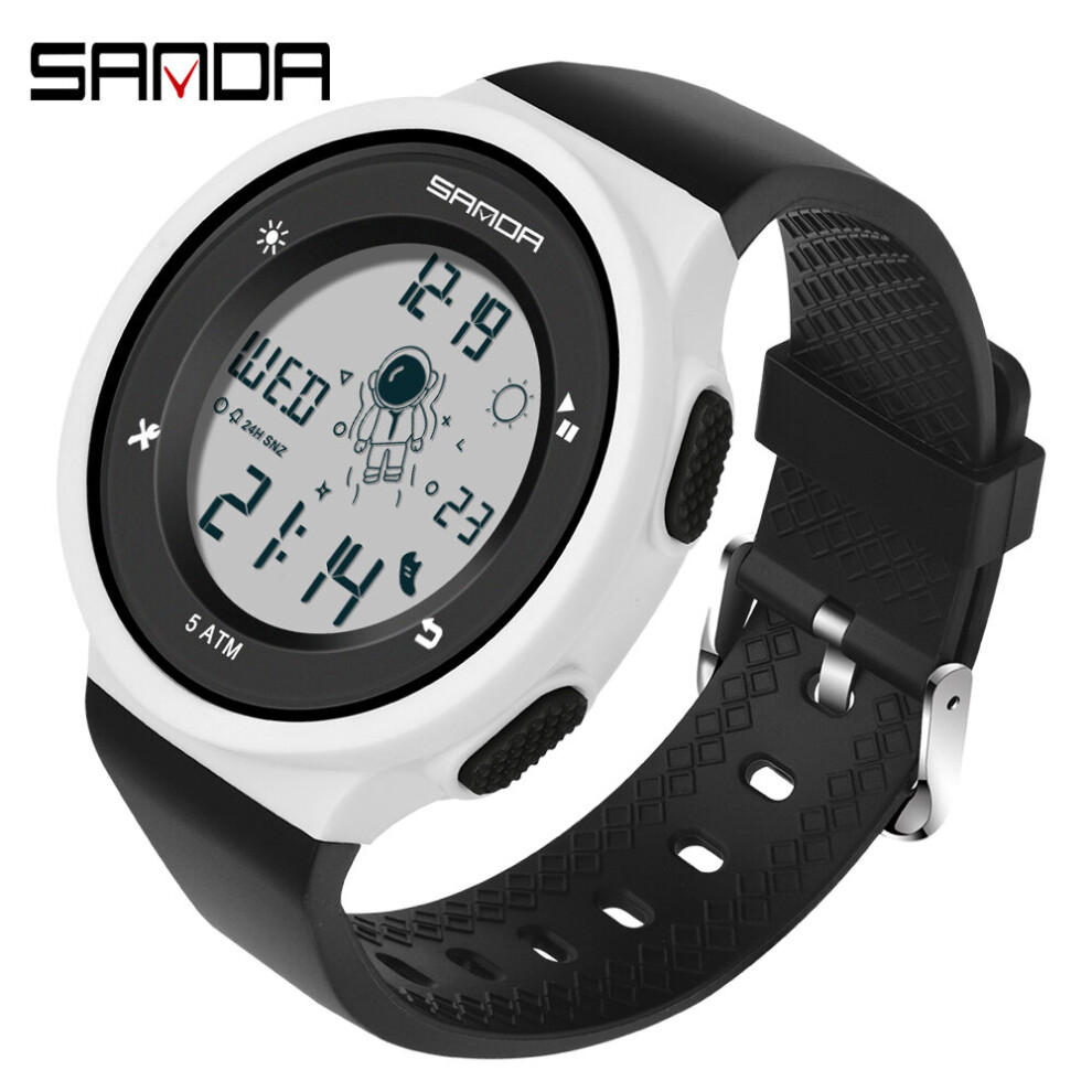 Sanda Top BrandDigital Watch Men Sports Watches Led Luminous Wrist Boy Girl Electronic Waterproof Student Stopwatch-image-OPC-PBT9PRW-NEW