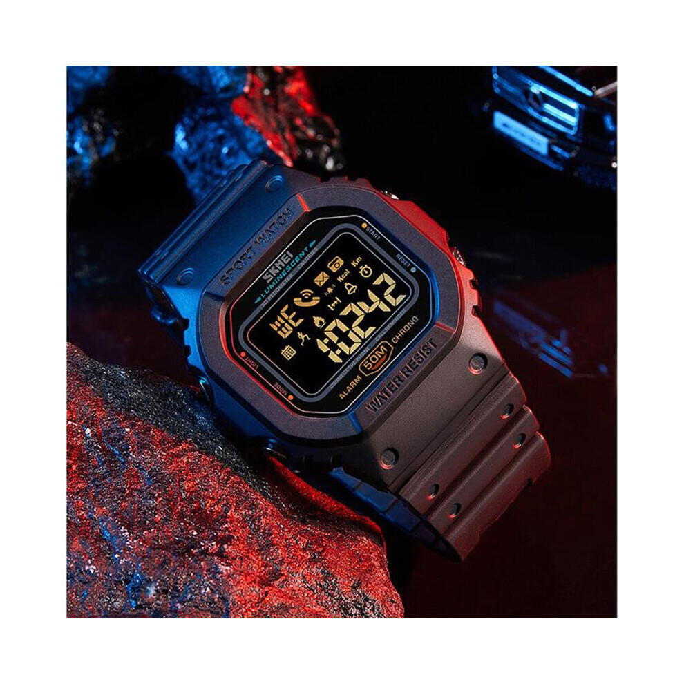 Men's Multicoloured Smartwatch Bluetooth Pedometer Calorie Watch Waterproof Sports Watches Smart Wrist Watches Relogios Masculino