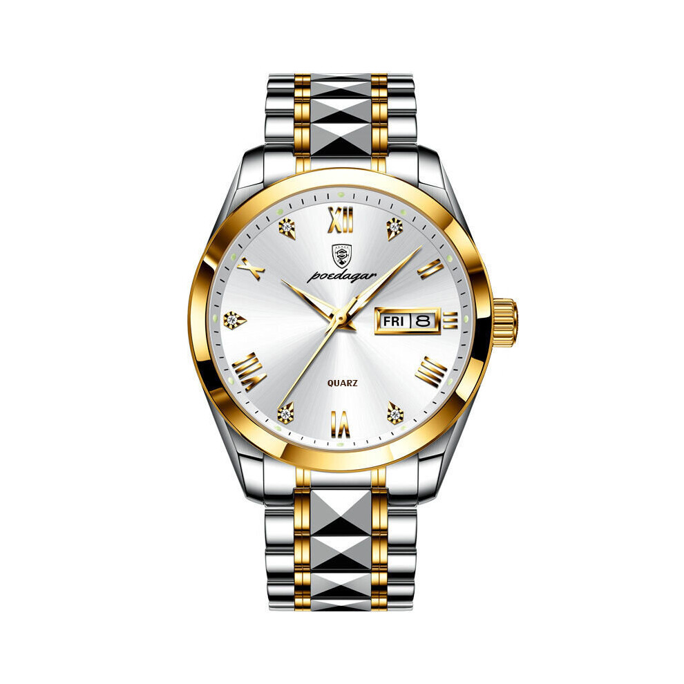 Dropping Role Watch Men Quartz Mens Watches Top Watch Man Stainless Steel Relogio Masculino Waterproof-image-OPC-PBT9SQW-NEW