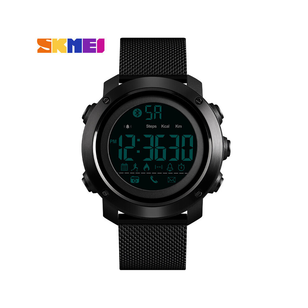 Sport Smart Wrist Watch Digital Waterproof Bluetooth Remote Camera Pedometer Calorie Sports Watches Smartwatch Black 885653197815