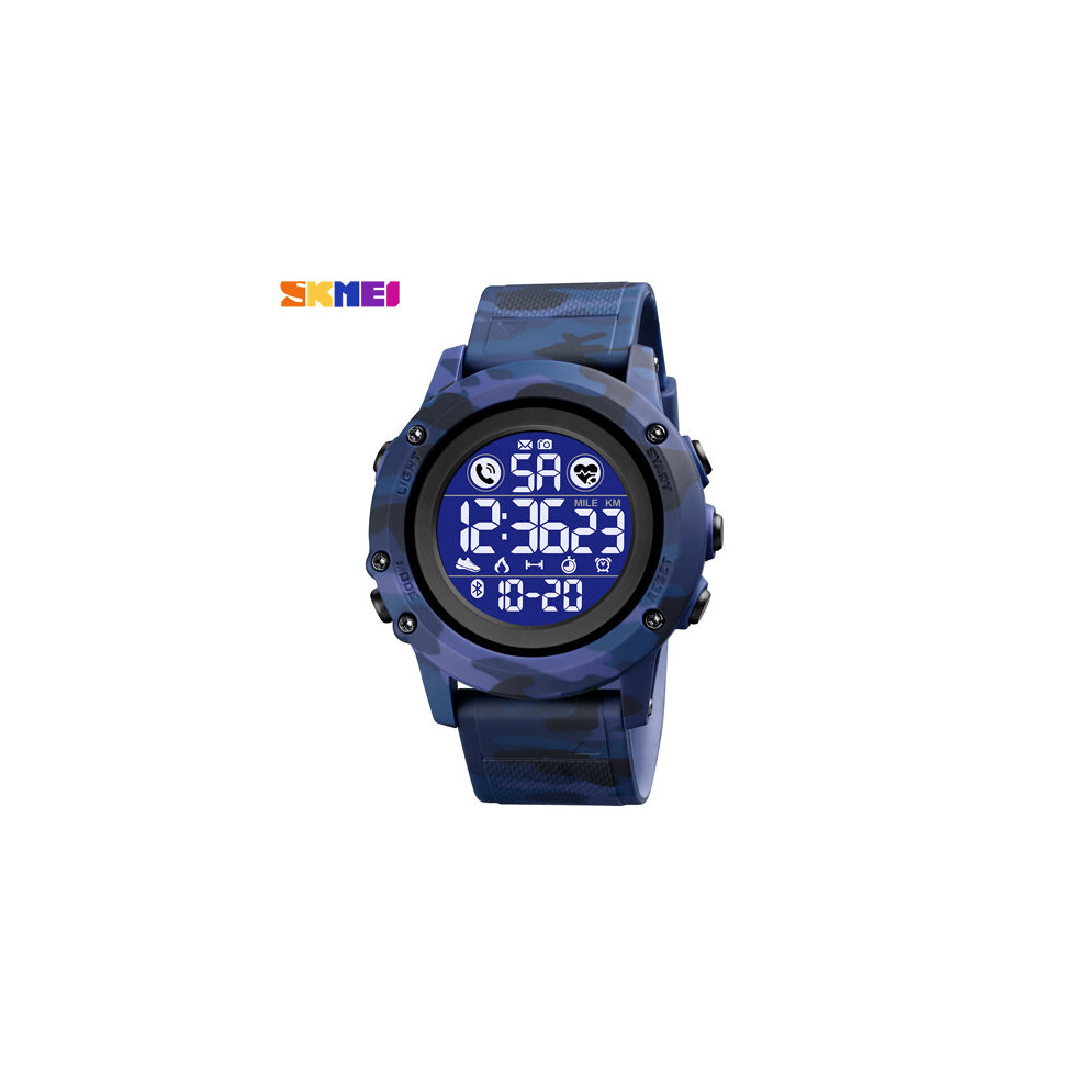 Smart Watch Digital Sport Bluetooth Heart Rate Clock Fitness Pedometer Calories Waterproof Male Relojes Inteligen Multicoloured 885653199956