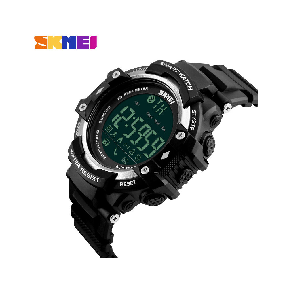 Wristwatch Bluetooth Smart Watch Waterproof Sport Pedometer Camera Smartwatch For Ios And Android Digital Watch Silver 885653195620