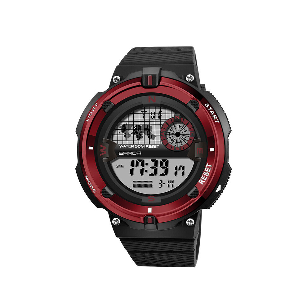 Top Sport Watch Men Alarm Clock Waterproof Watches Multifunction Digital Bright Backlight LED Christmas-image-OPC-PBT9VMF-NEW
