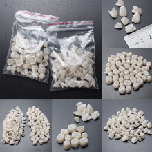 Resin Dental Temporary Crown Kit for Anterior & Posterior Teeth - 100 pcs, Gum & Pulp Protection, Aesthetic Restoration