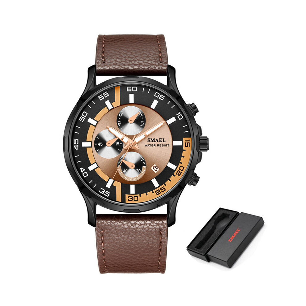 Men's Sport Quartz Chronograph Multifunction Waterproof Watches Military Date Watch Men Wristwatches Relogio Masculino-image-OPC-PBT9VWP-NEW