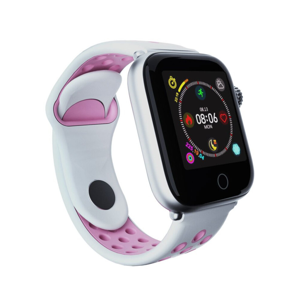 Smart Watch Bracelet Heart Rate Blood Pressure Health Monitoring Waterproof Sports Information Call Smart Reminder Pink 885653218022