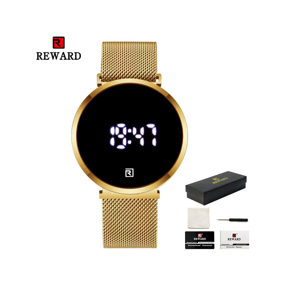 Reward Men Digital Watch Women Stainless Steel Wrist Watches Luminous Waterproof Sport Touch Screen Wristwatch-image-OPC-PBT9SHK-NEW