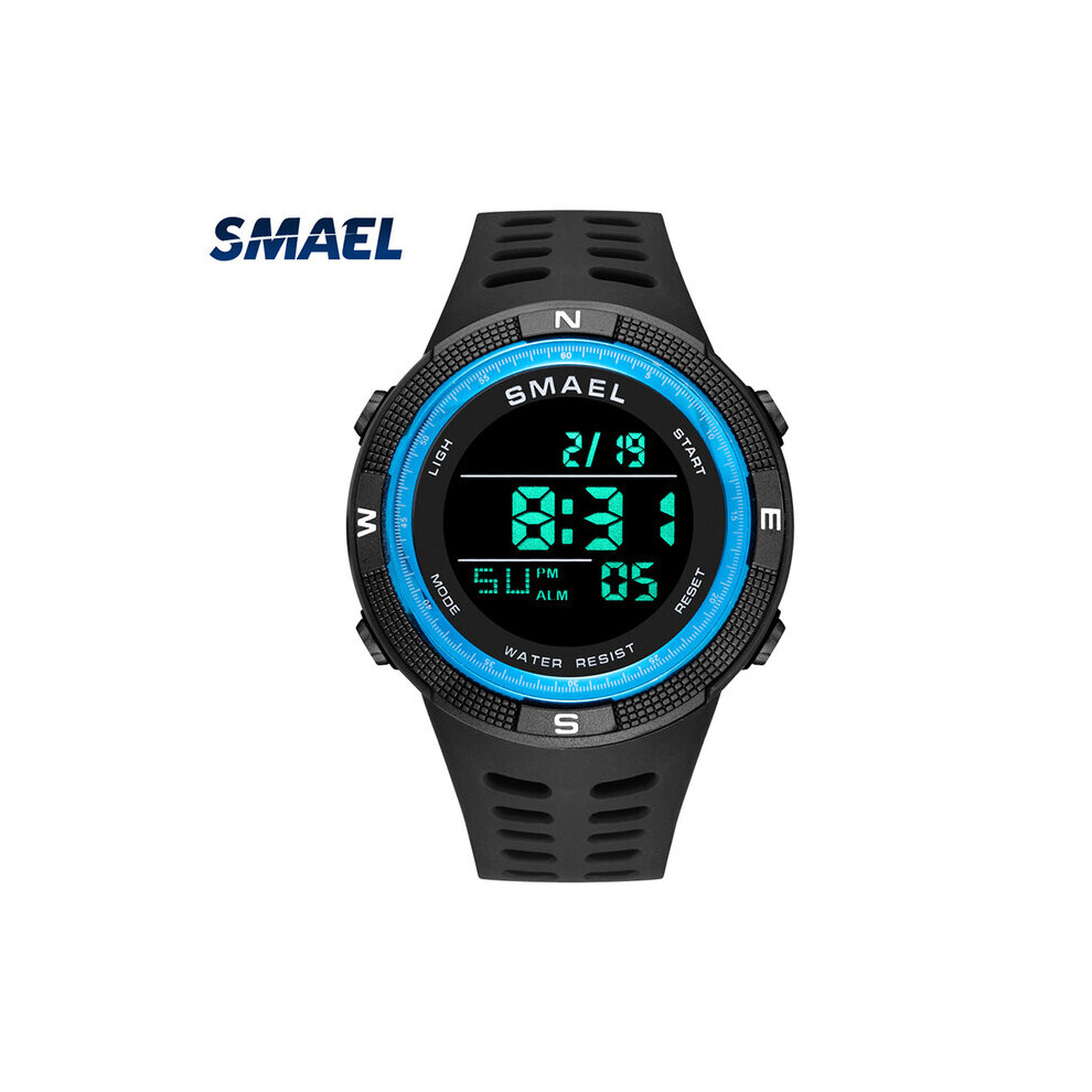 Outdoor Sport Big Dial Watch Men Watches Calendar PU Strap 5Bar Waterproof Digital Watch Reloj Hombre 1915-image-OPC-PBT9WNG-NEW