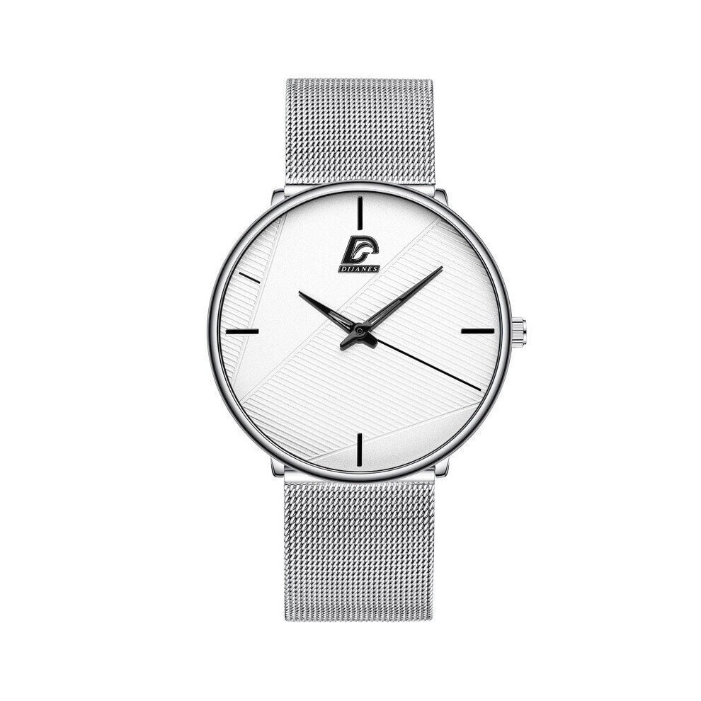 Reloj Hombre Watches Men Classic Ultra Thin Stainless Steel Mesh Belt Quartz Wrist Watch Relogio Masculino-image-OPC-PBT9WNQ-NEW