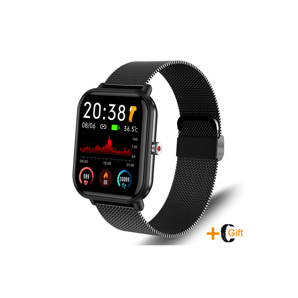 Smart Watch Blood Pressure Monitor Multiple Sport Modes Call Message Reminder Information Push Weather Forecast Display Bracelet Multicoloured 885653221794