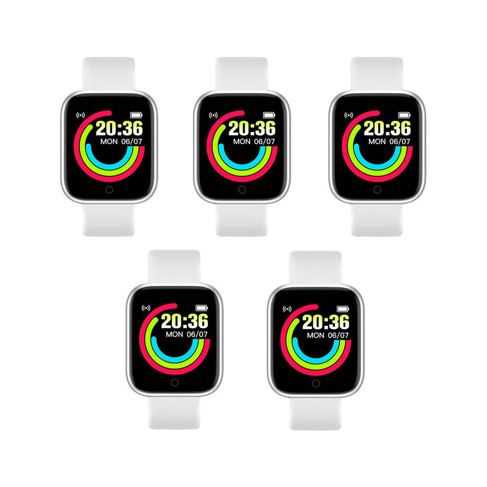 5/10Pcs Y68 Smart Watch Men Digital Watches Sport Fitness Tracker Pedometer D20 Smartwatch Women Wristwatch Kids Hours Multicoloured 885653207477