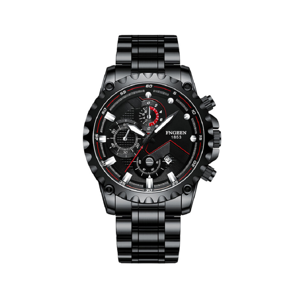FNGEEN Sports Men Watches With Stainless Steel Waterproof Luminous Dial Quartz Watch For Men Relogio Masculino-image-OPC-PBT9XPG-NEW