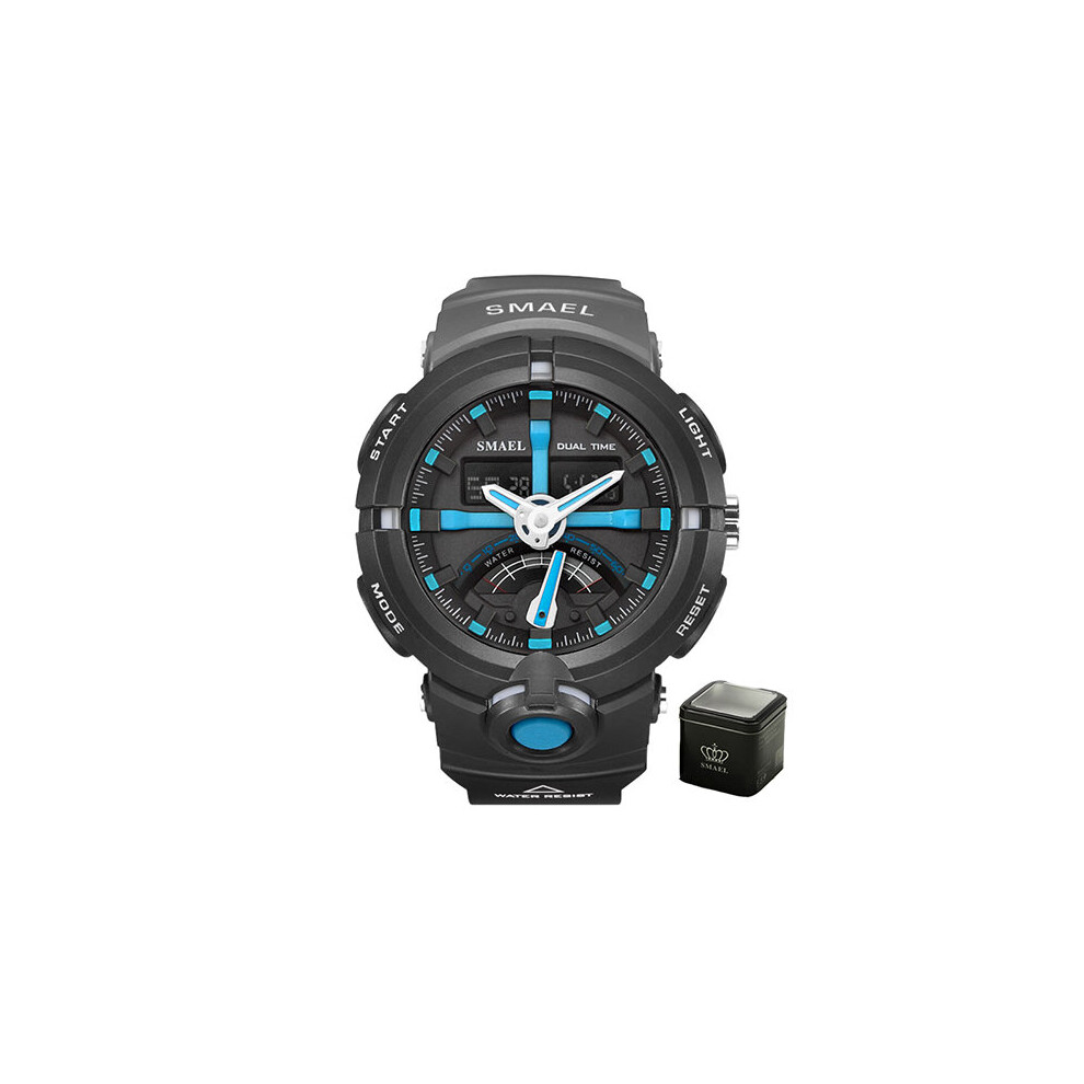 Men Watch Sport Watches Smael Dual Time Wristwatches Rubber Alarm 1637 Relogio Masculino Waterproof-image-OPC-PBT9YYN-NEW