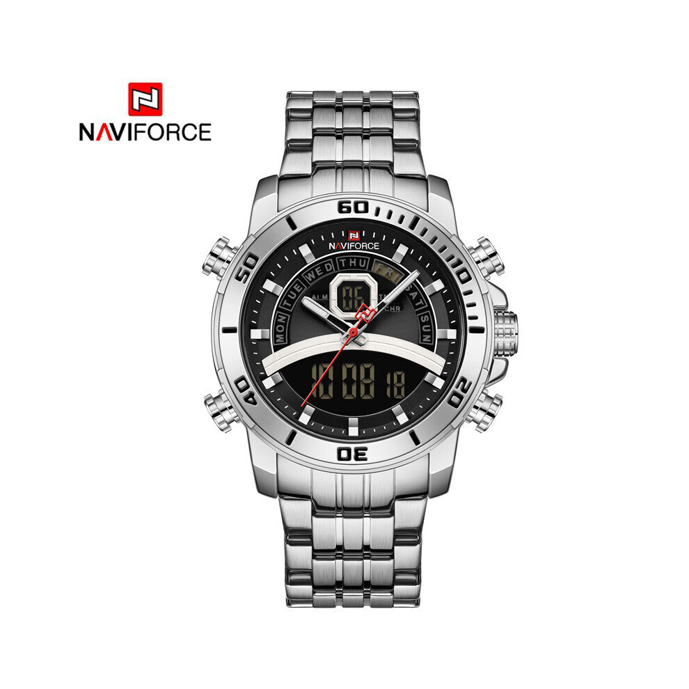 Men Quartz Analog Wristwatches Casual Led Display Luminous Watches Waterproof Shock Resistant Male Watch-image-OPC-PBT9ZQX-NEW