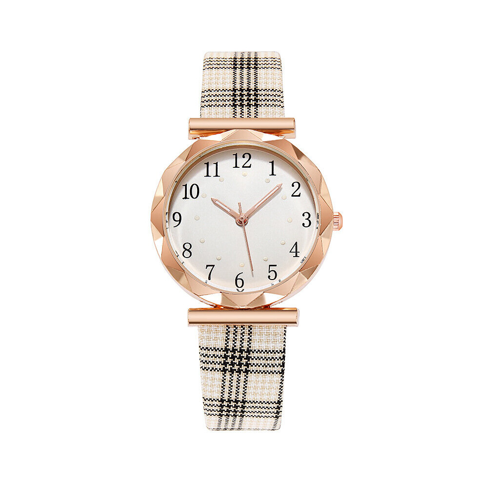 Women Rose Grid Watches Luminous Ladies Wrist Watches Women Small Leather Strap Bracelet Watch Relogio Feminino-image-OPC-PBTB2G8-NEW