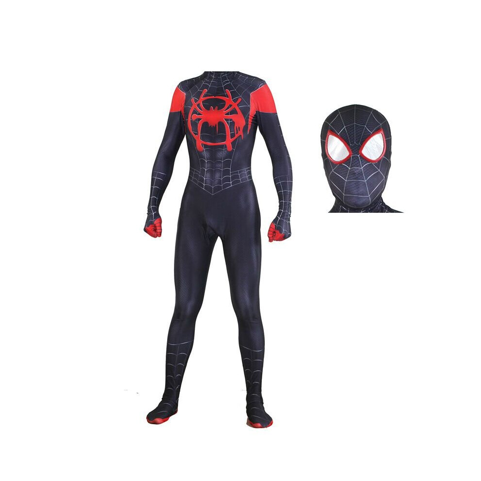 (costume  A, 170CM) Myers Spiderman Tights Adult Man Cosplay Superhero Halloween Costume